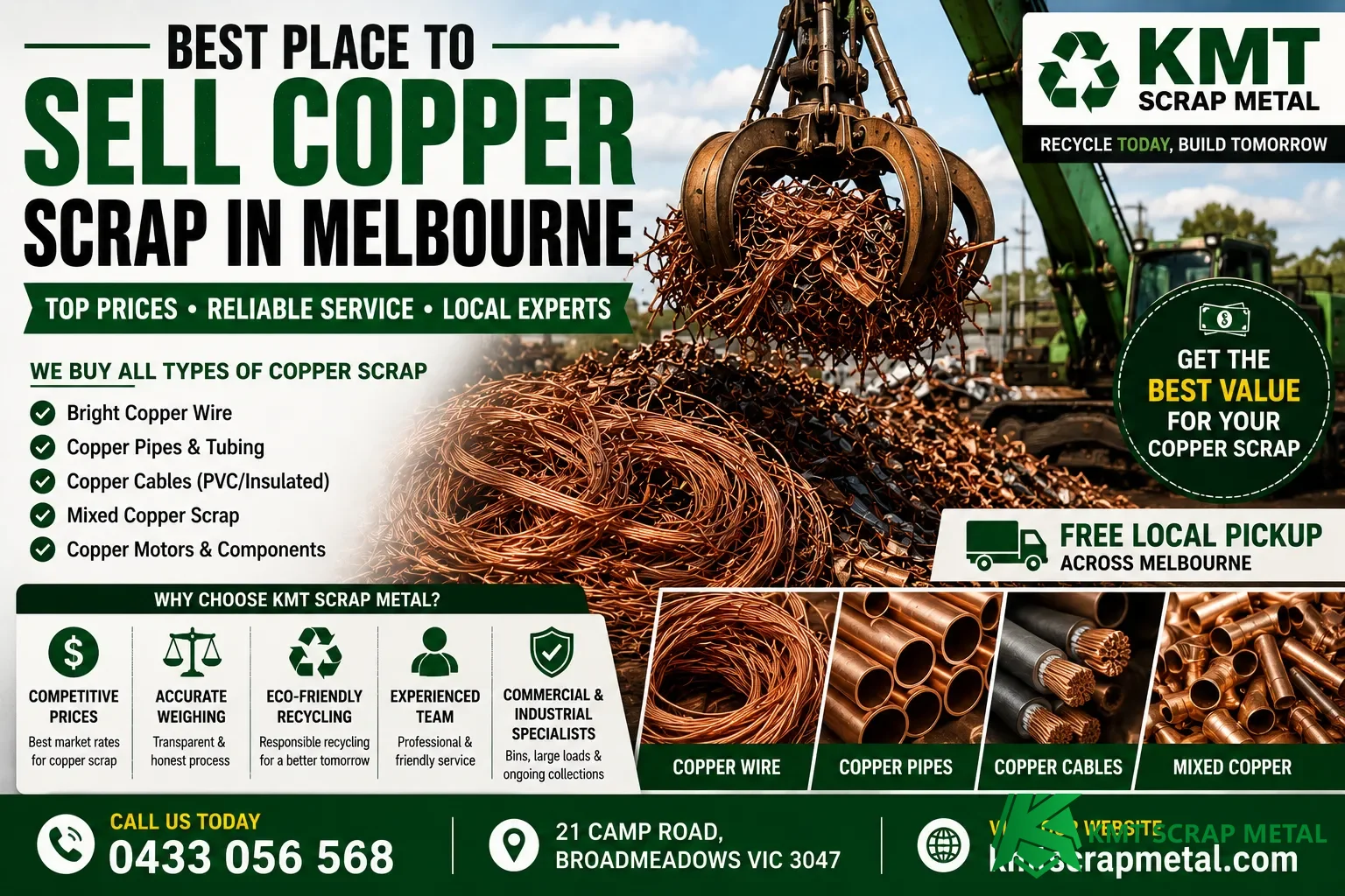 Best Place to Sell Copper Scrap in Melbourne