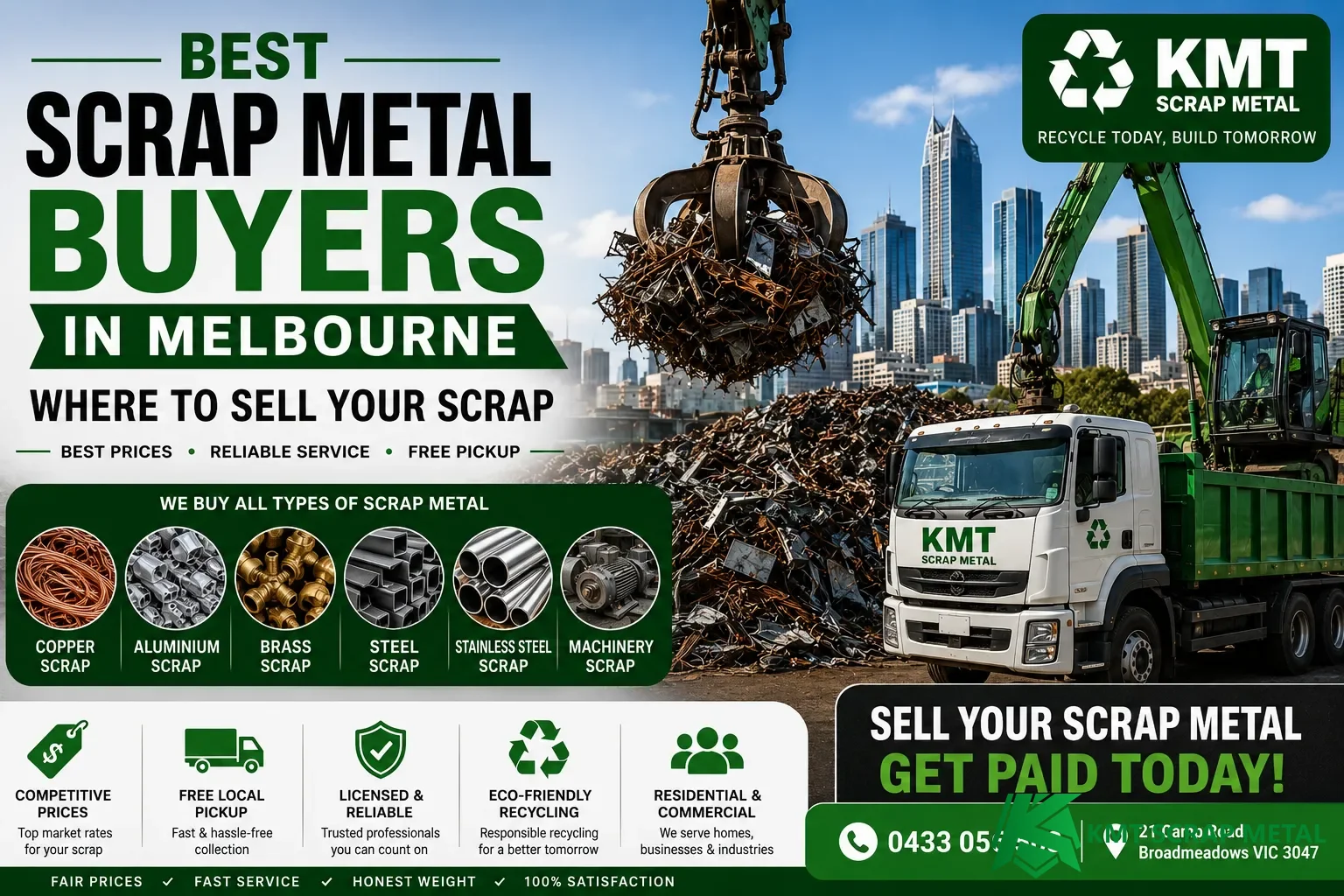 Best Scrap Metal Buyers in Melbourne: Where to Sell Your Scrap
