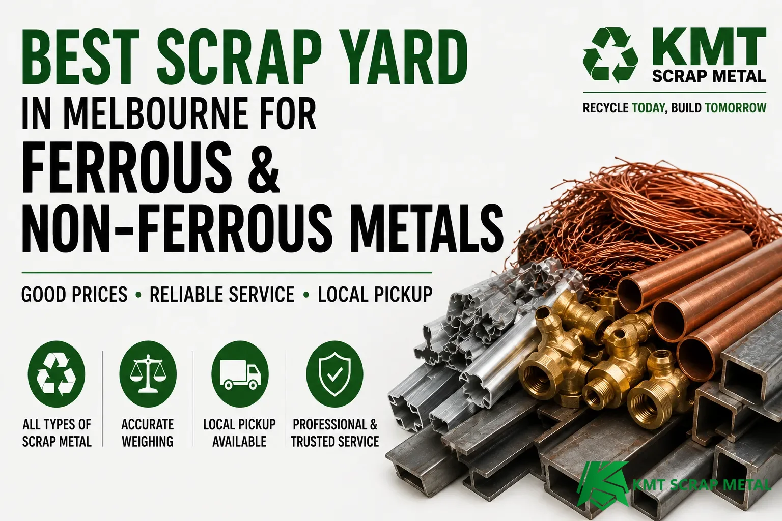Best Scrap Yard in Melbourne for Ferrous and Non-Ferrous Metals