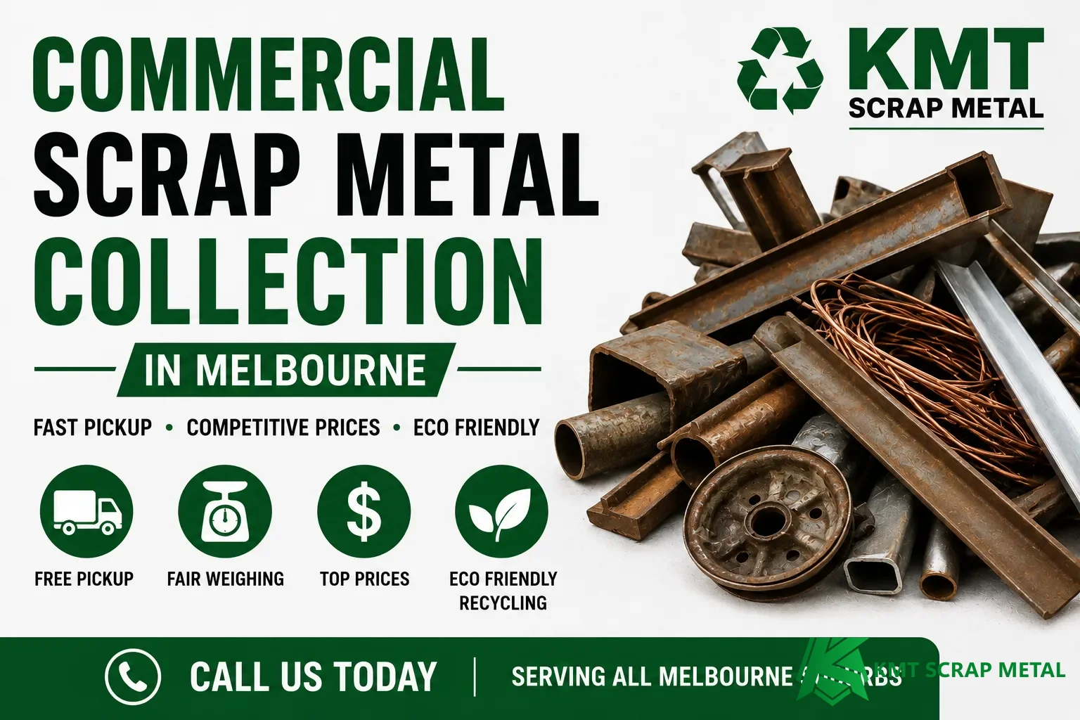 Commercial Scrap Metal Collection in Melbourne