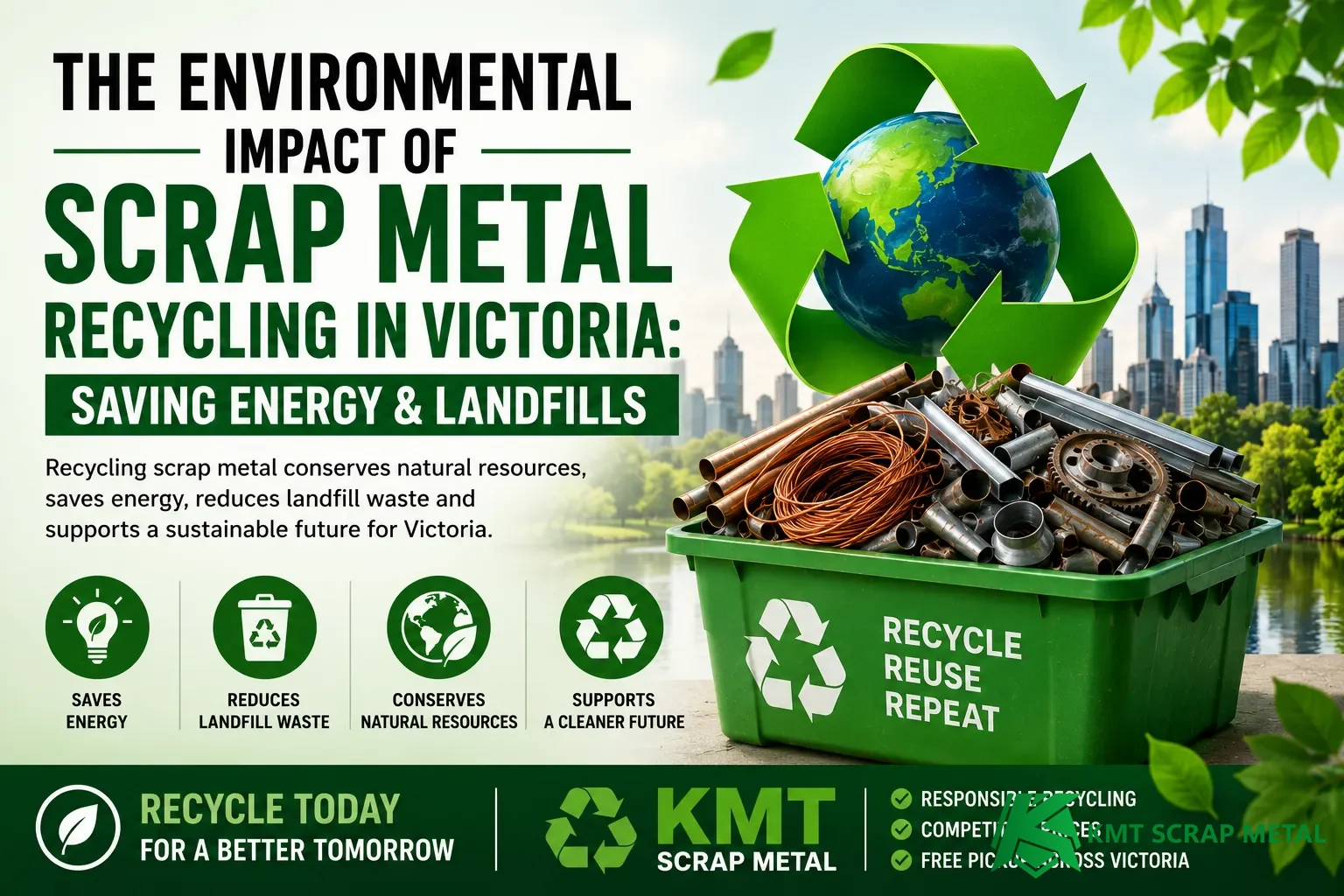 The Environmental Impact of Scrap Metal Recycling in Victoria: Saving Energy & Landfills